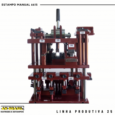 6615 - Estampo manual Linha Produtiva 25 (Portas e janelas de correr sem baguete e maxim-ar) 