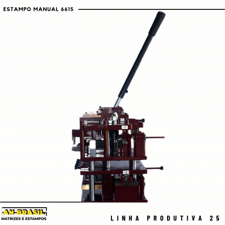 6615 - Estampo manual Linha Produtiva 25 (Portas e janelas de correr sem baguete e maxim-ar) 