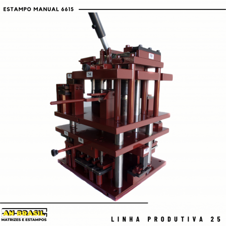6615 - Estampo manual Linha Produtiva 25 (Portas e janelas de correr sem baguete e maxim-ar) 