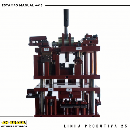 6615 - Estampo manual Linha Produtiva 25 (Portas e janelas de correr sem baguete e maxim-ar) 